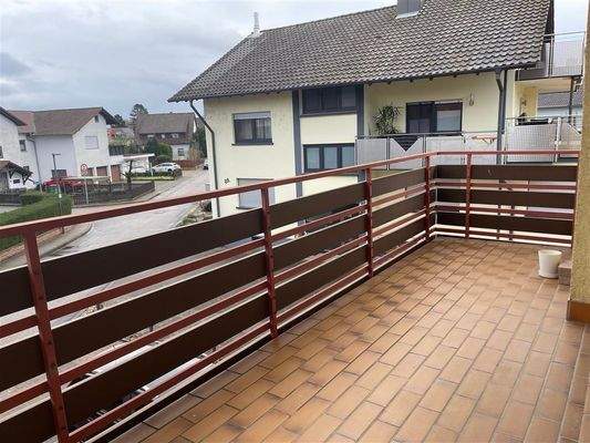 Balkon bei Schlafzimmer