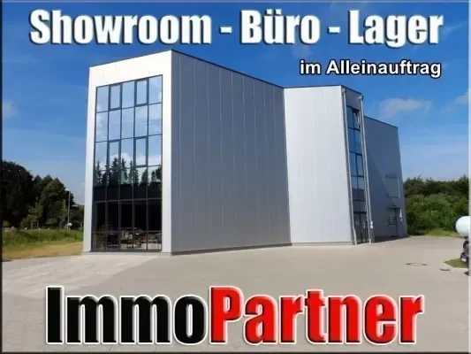 ca. 1.630m² Showroom-, Büro &amp; Lager- / Produktion