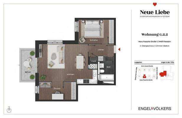 Grundriss WE - G.2.2