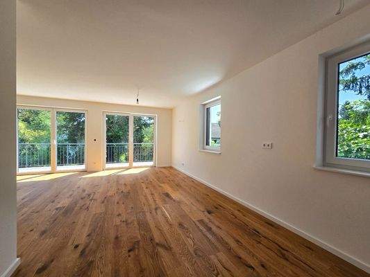 Küche und Wohnzimmer