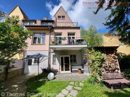 Sicht vom Garten aus 