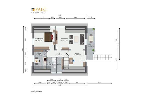 Grundriss Dachgeschoss