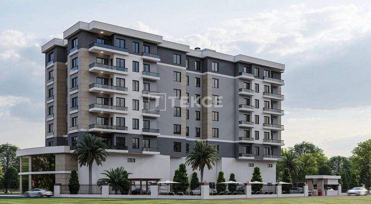 Apartments in a Complex with Pool Close to Amenities in Kepez Antalya