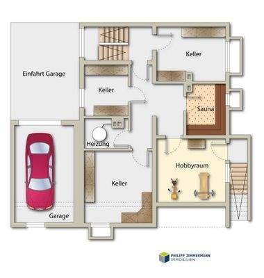 Grundriss Untergeschoss