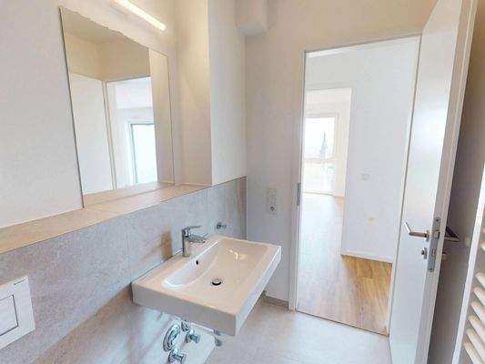 Ansicht II: Badezimmer