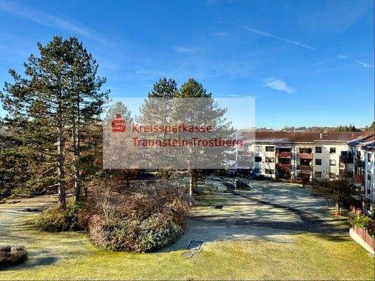 Ausblick vom Balkon nach Westen