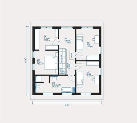 Grundriss Dachgeschoss