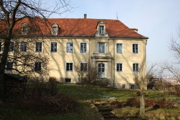 Hausansicht vom Park