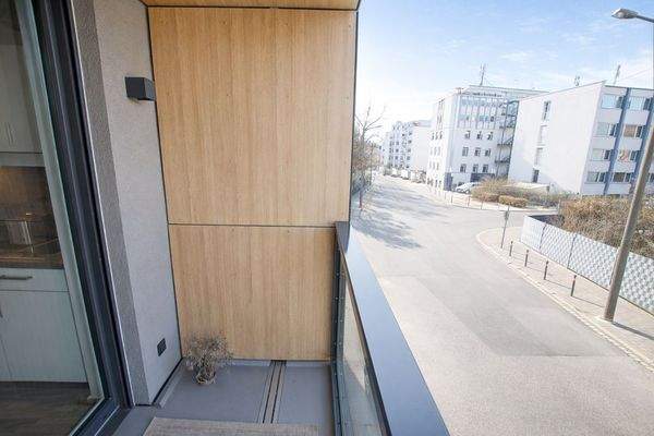 Balkon Seitenansicht