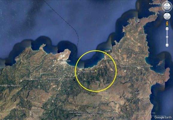 Kreta, Sitia: Zwei riesige Baugrundstücke mit Meerblick zu verkaufen