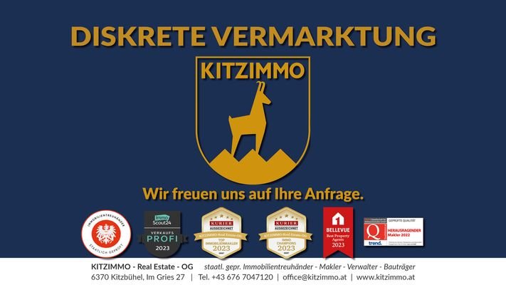 KITZIMMO-Diskrete-Vermarktung von exklusiven Immobilien in Reum Kitzbühel.