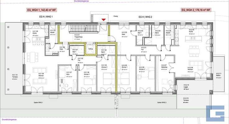 Haus Hohenbergstraße - Erdgeschoss
