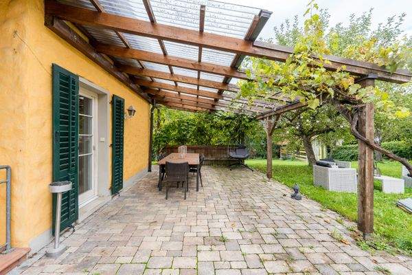 Überdachte Terrasse