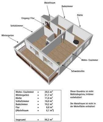 Grundriss und WFL 1. DG 