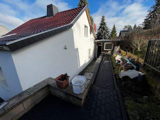 Außenbereich Werkstatt