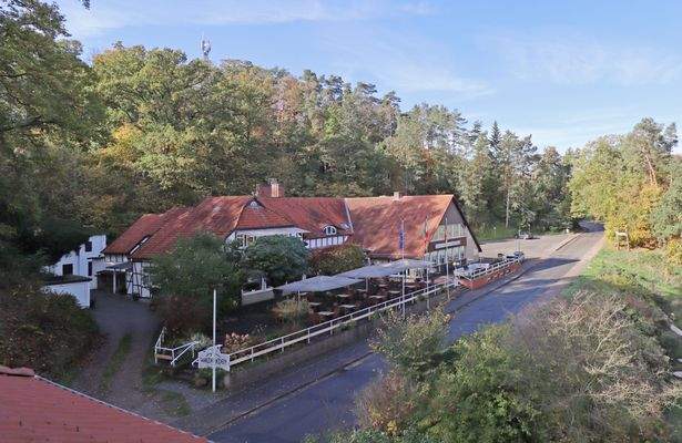 Ausblick zum Restaurant