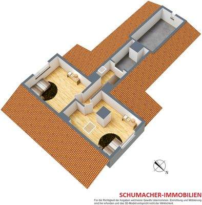 Grundriss Dachboden