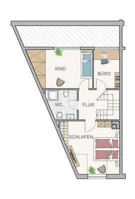 Grundriss Dachgeschoss