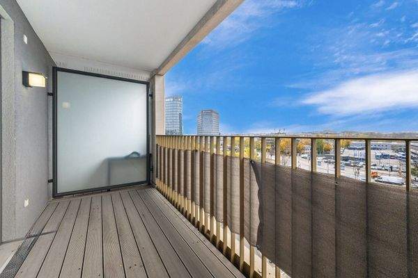 Südbalkon mit Ausblick