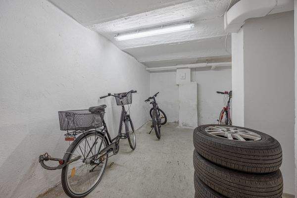 separater Raum für Fahrräder