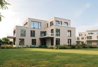 Modernes Neubauensemble