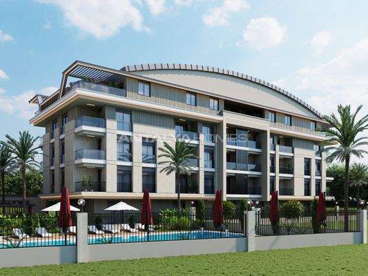 Stylish Apartments in a Complex Near the Sea in Konyaalti