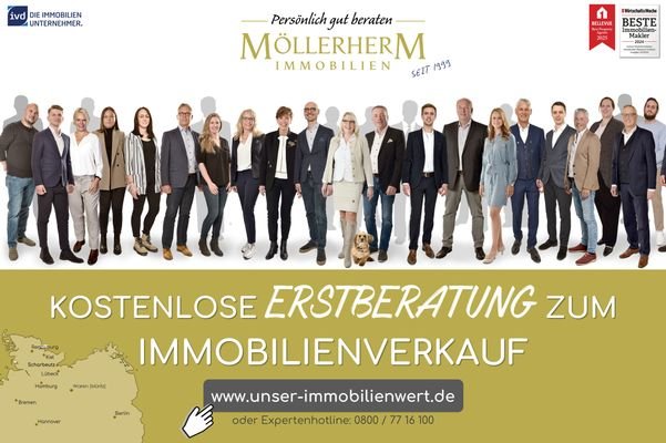 Kostenlose Erstberatung Immobilienverkauf - Möllerherm Immobilien, Ihr 1. Klasse Immobilienmakler seit 1999