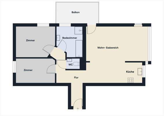 Grundriss ohne Maßstab 