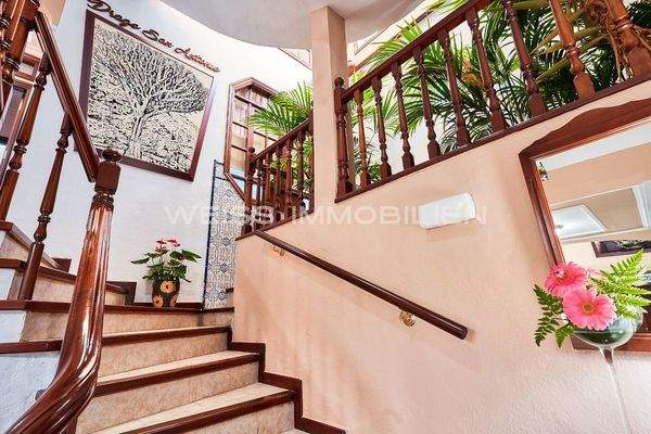 Treppe zu den Zimmern