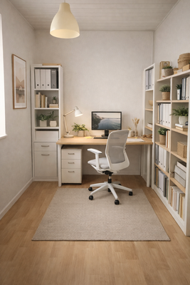 Büro-Arbeitsraum  - virtually staged