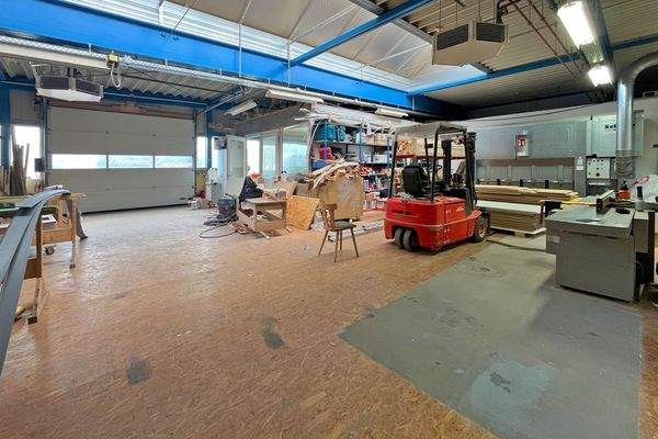 Schreinerei im Erdgeschoss