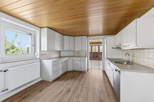Küche 1. OG mit Wohnzimmer