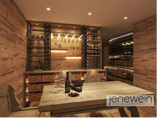 Untergeschoß--Visualisierung Weinkeller