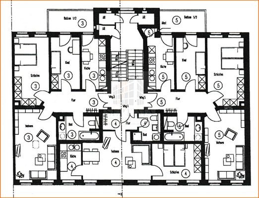 Wohnungsgrundriß