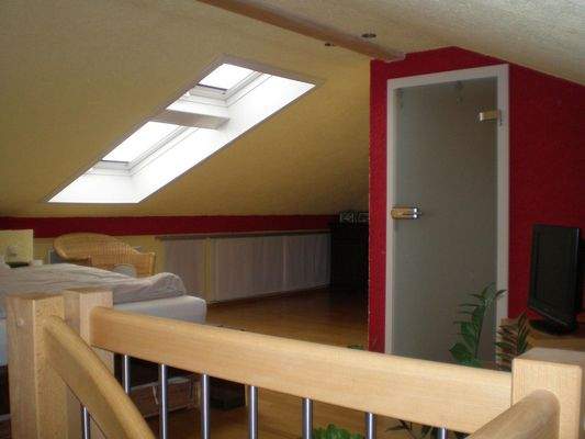 Schlafzimmer mit Zugang Bad