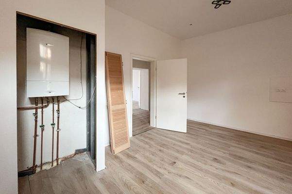 Küche mit Gasetagenheizung