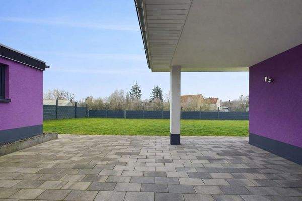 überdachte Terrasse