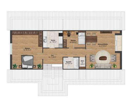 Grundriss Dachgeschoss