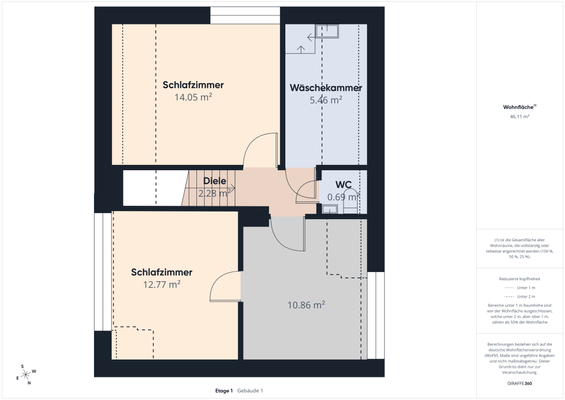 Grundriss Obergeschoss