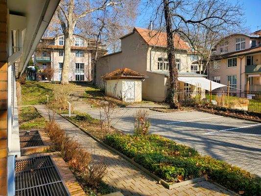 Ausblick zum Stellplatz