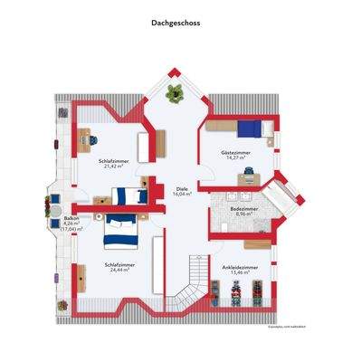 Grundriss DG