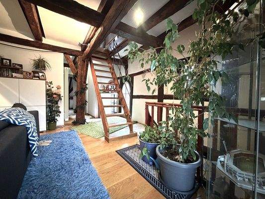 Treppe zum 2. Dachgeschoss