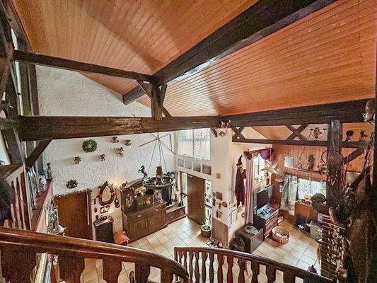 Anbau Blick in den Luftraum