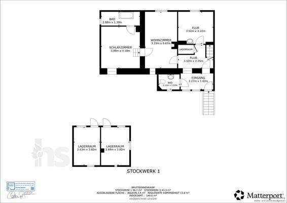 Grundriss - Erdgeschoss und Außenbereich