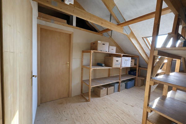 Stauraum im Dachgeschoss