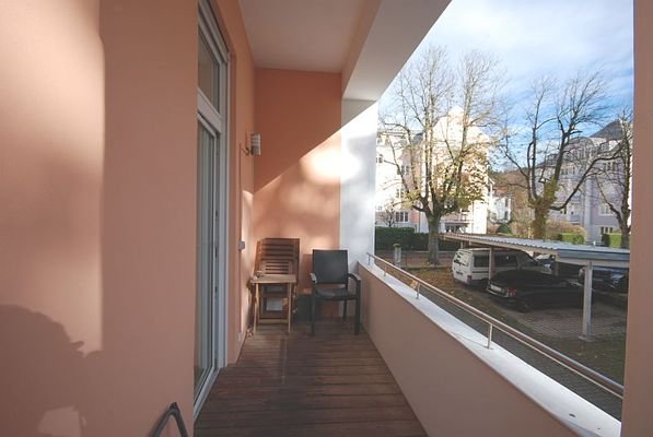 Überdachter Balkon