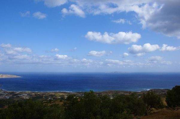 Kreta, Roussa Ekklisia: Baugrundstück mit Meerblick in der Gegend von Sitia zu verkaufen