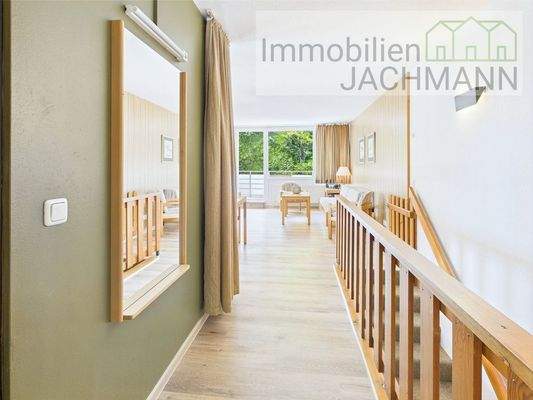 Blick vom Schlafzimmer Richtung Wohnen