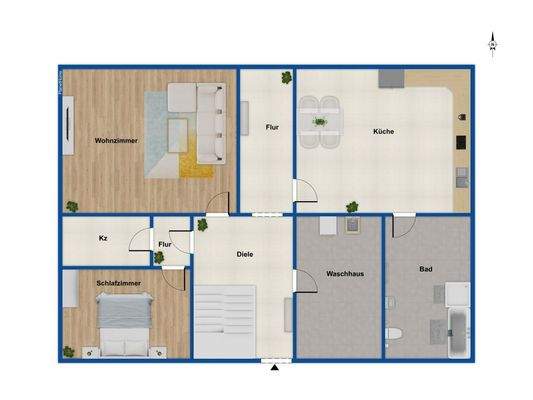 Grundriss Erdgeschoss