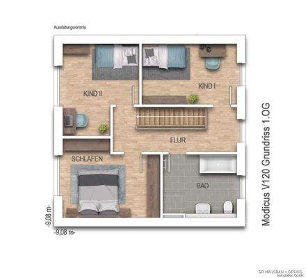 Jubiläumshaus V2 Obergeschoss